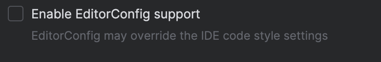 EditorConfig