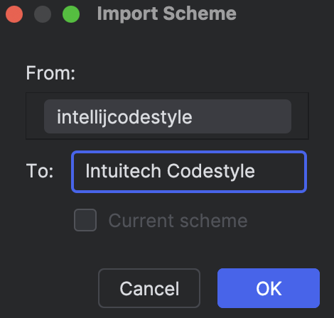 ImportScheme