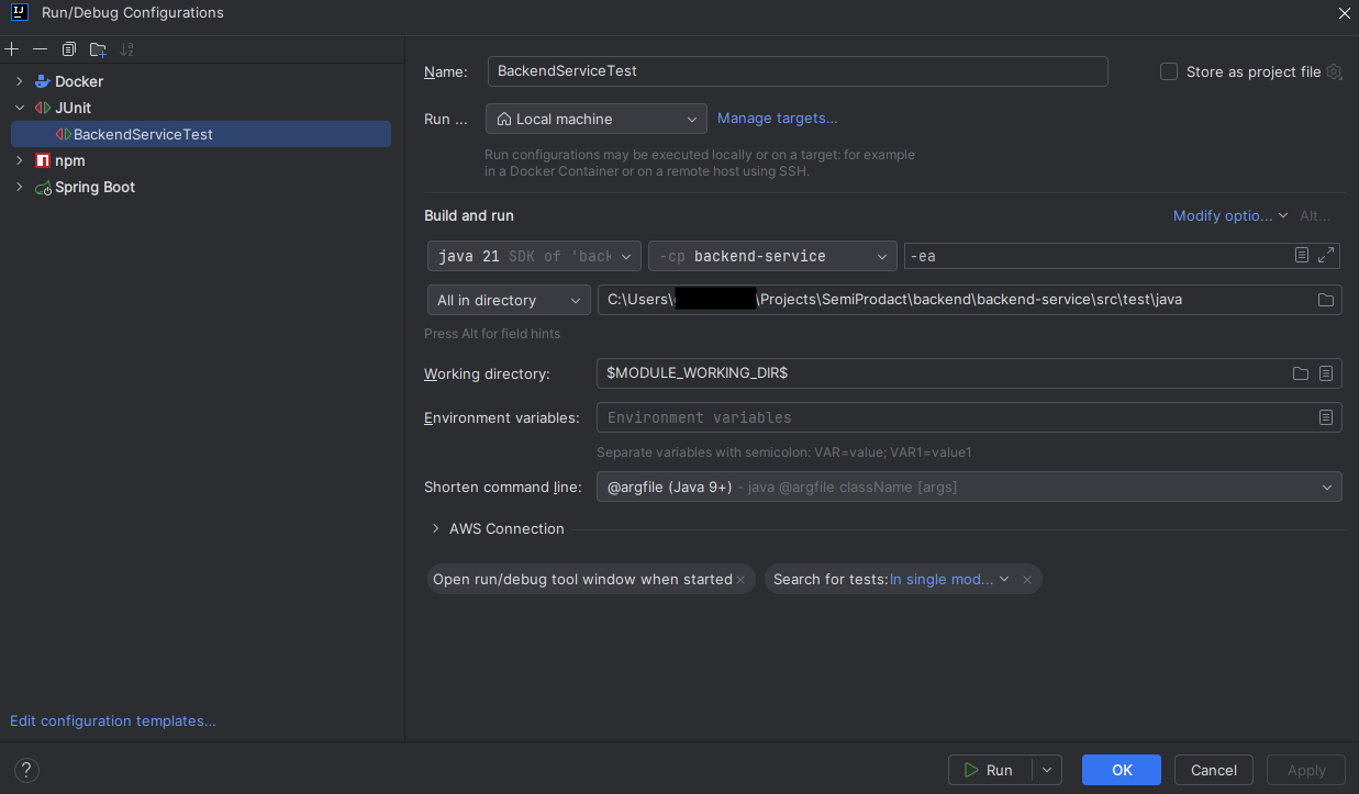 JUnitRunConfiguration