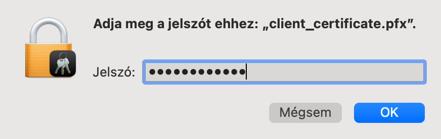 CertPassword