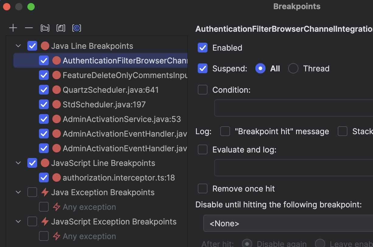 Breakpoints