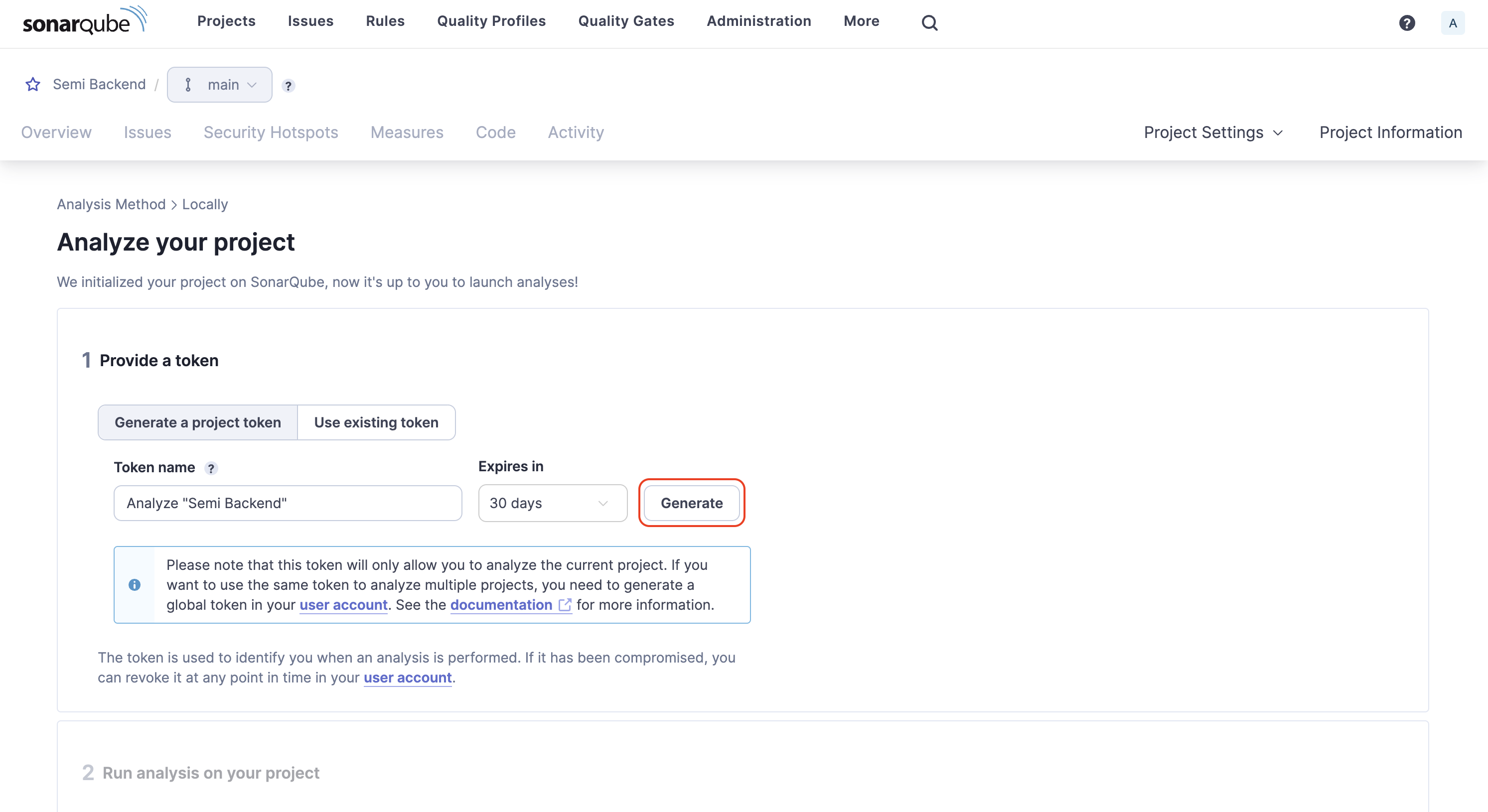 GenerateToken
