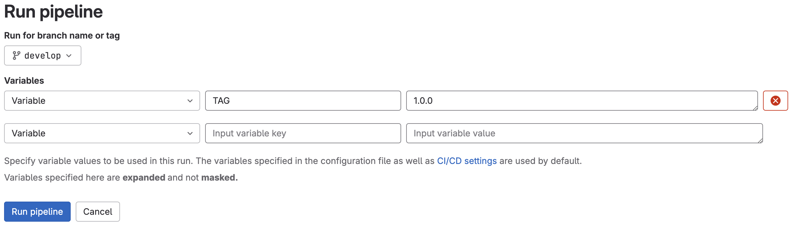 ReleaseVariables