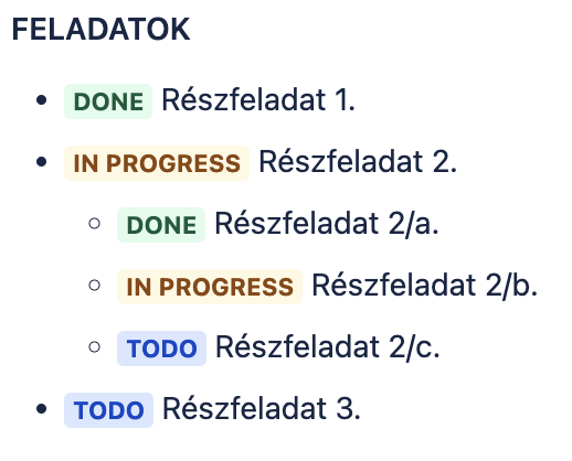 Subtasking